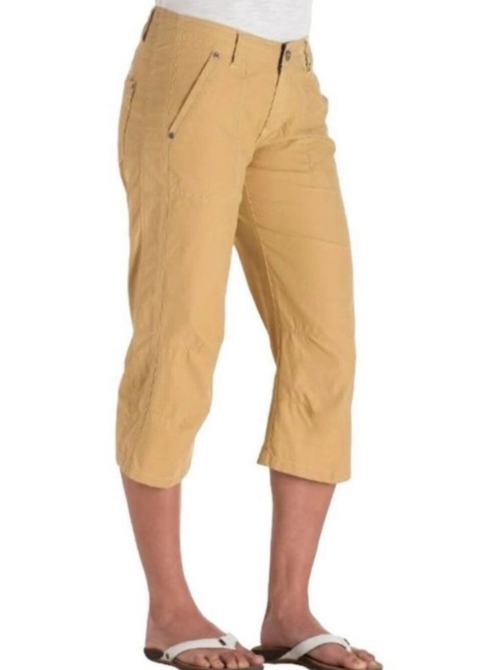 KÜHL | Kendra Kapri Outdoor/Hiking Capri Pants | Mustard | Size 14